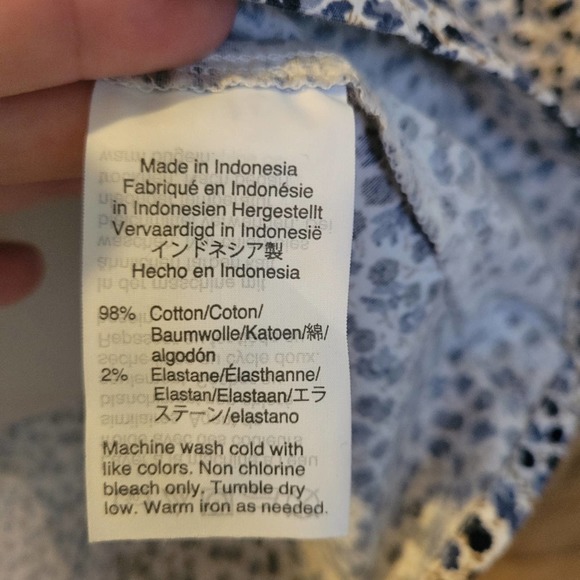 J. Crew Mercantile women's floral ruffled sleeve top size 8 - Picture 7 of 10